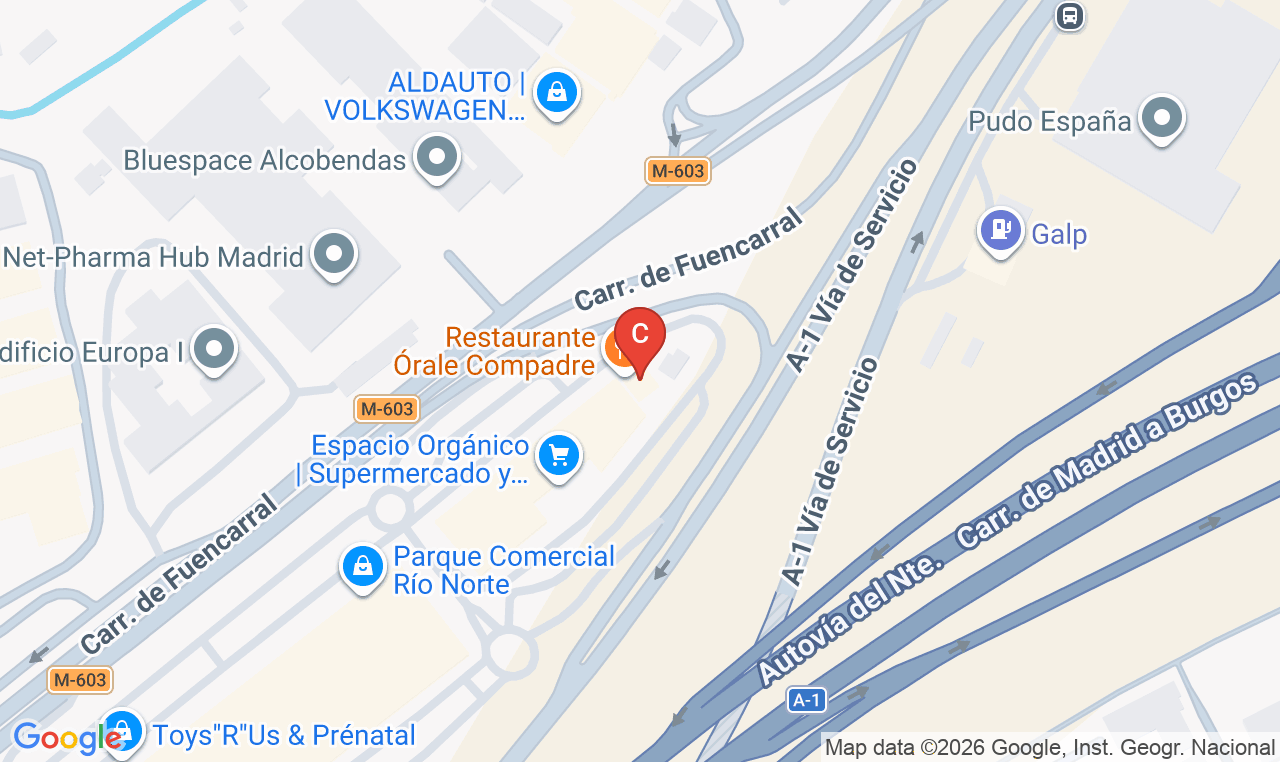 Carr. de Fuencarral, 1, Alcobendas, Madrid, España