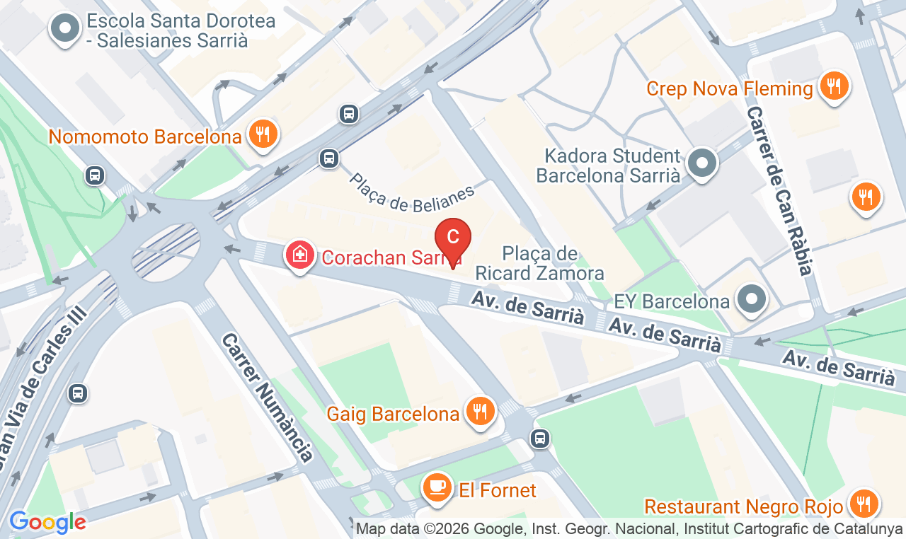 Av. de Sarrià, 132 132, Barcelona, Barcelona, España