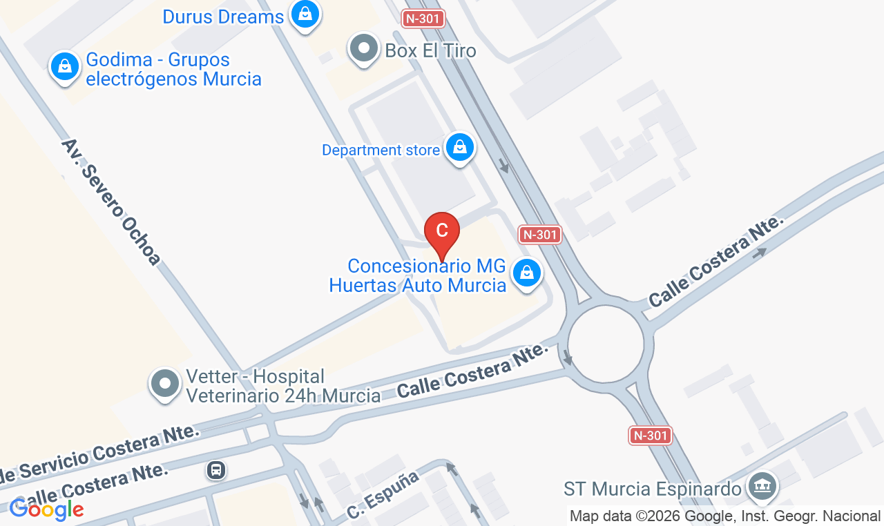 El Tiro, Carr de Madrid, 19 N, 301 Polígono, ., Murcia, Murcia, España