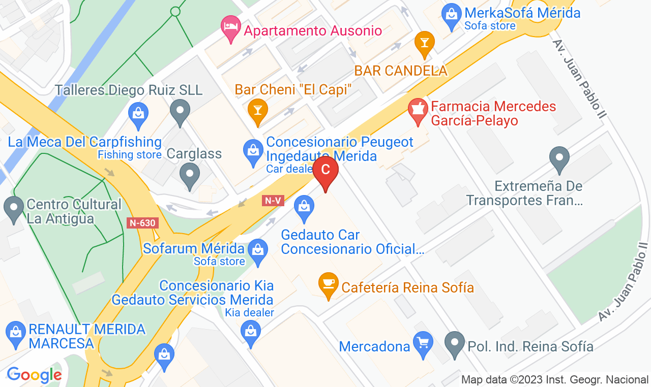 N-5, km 340, Mérida, Badajoz, España