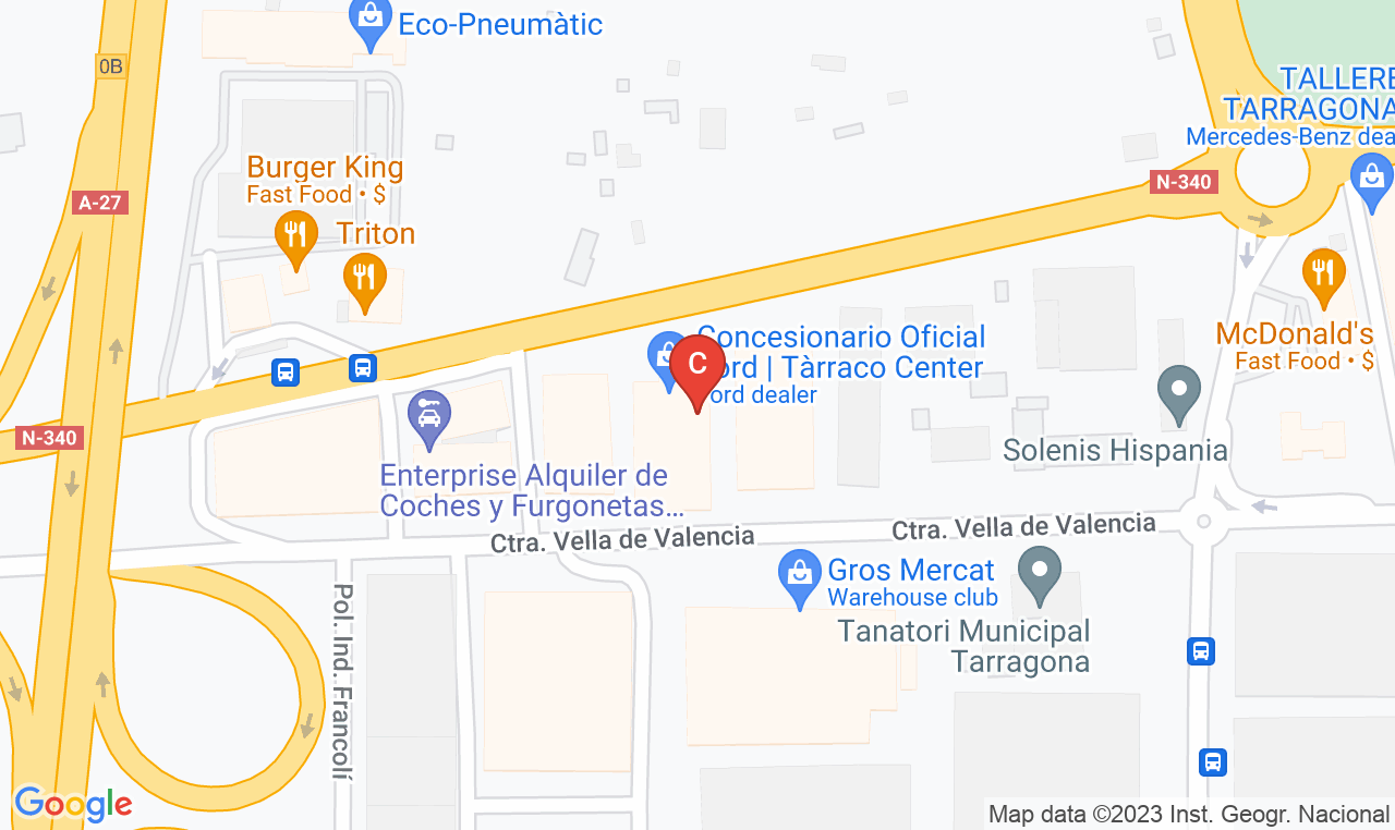 Carr. Valencia, km 248, Tarragona, Tarragona, España
