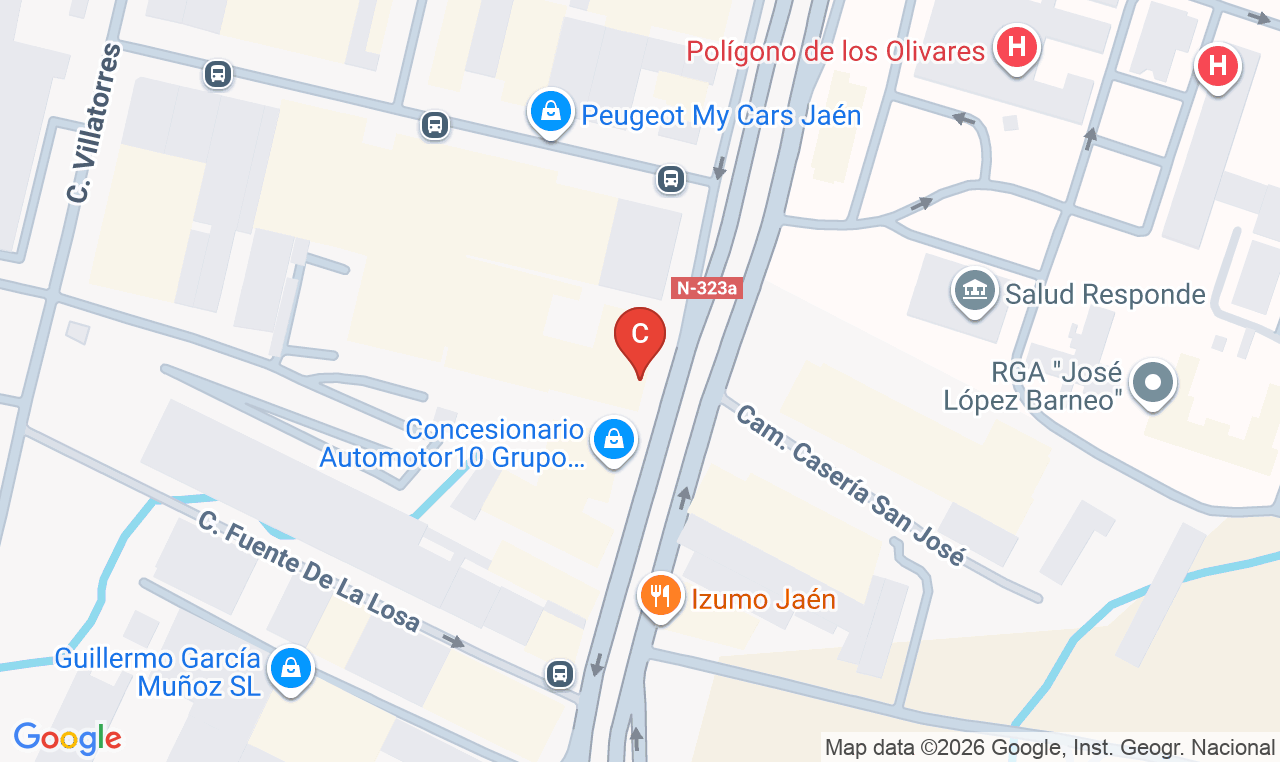 Carr. de Madrid, 332, Ja&eacute;n, Ja&eacute;n, España