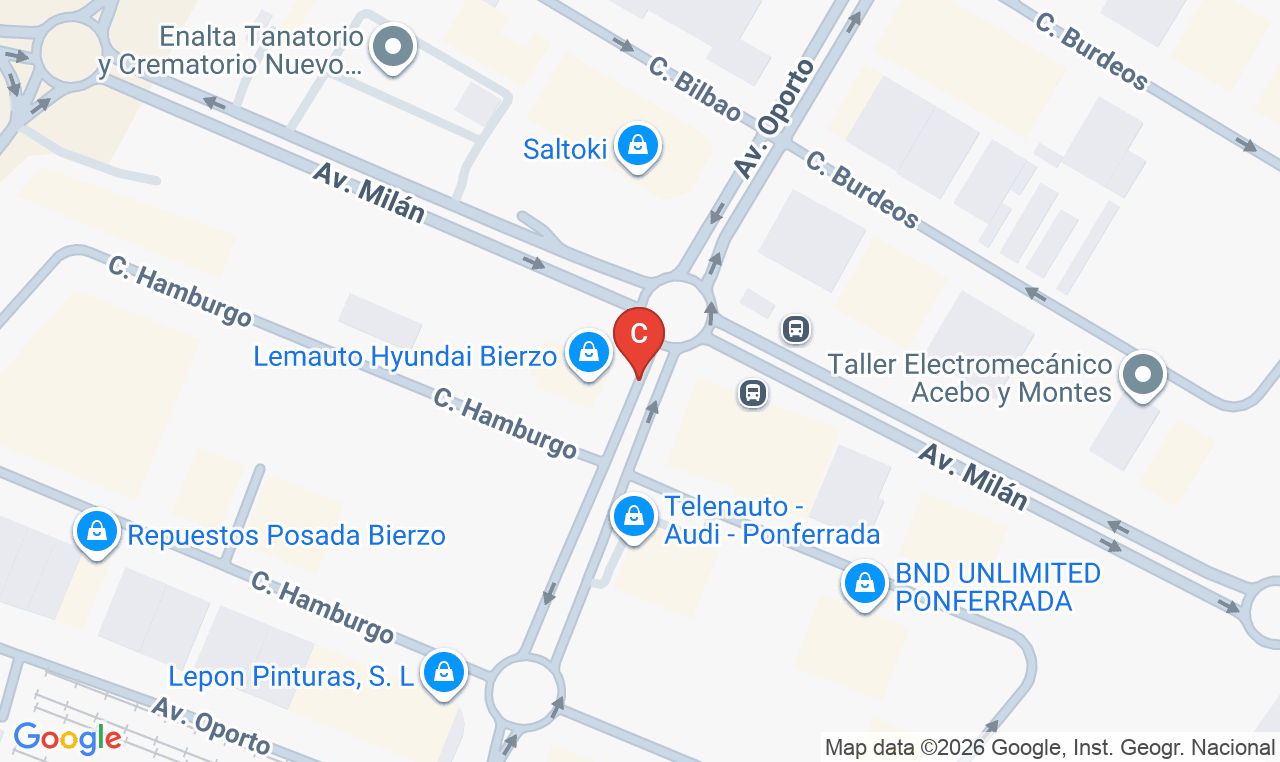 Av. Oporto, Cuatrovientos, Ponferrada, Le&oacute;n, España