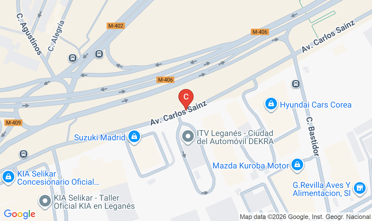 Av. Carlos Sainz, S/N, Legan&eacute;s, Madrid, España